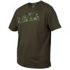 Fox Chunk Khaki Camo Print T-Shirt