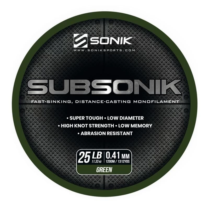 Sonik Subsonik Monofilament Green 1200M 7 Sonik Subsonik Monofilament Green 1200M - Afbeelding 5