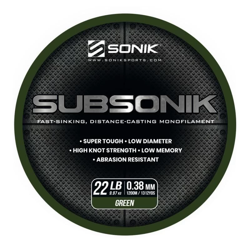 Sonik Subsonik Monofilament Green 1200M 6 Sonik Subsonik Monofilament Green 1200M - Afbeelding 4