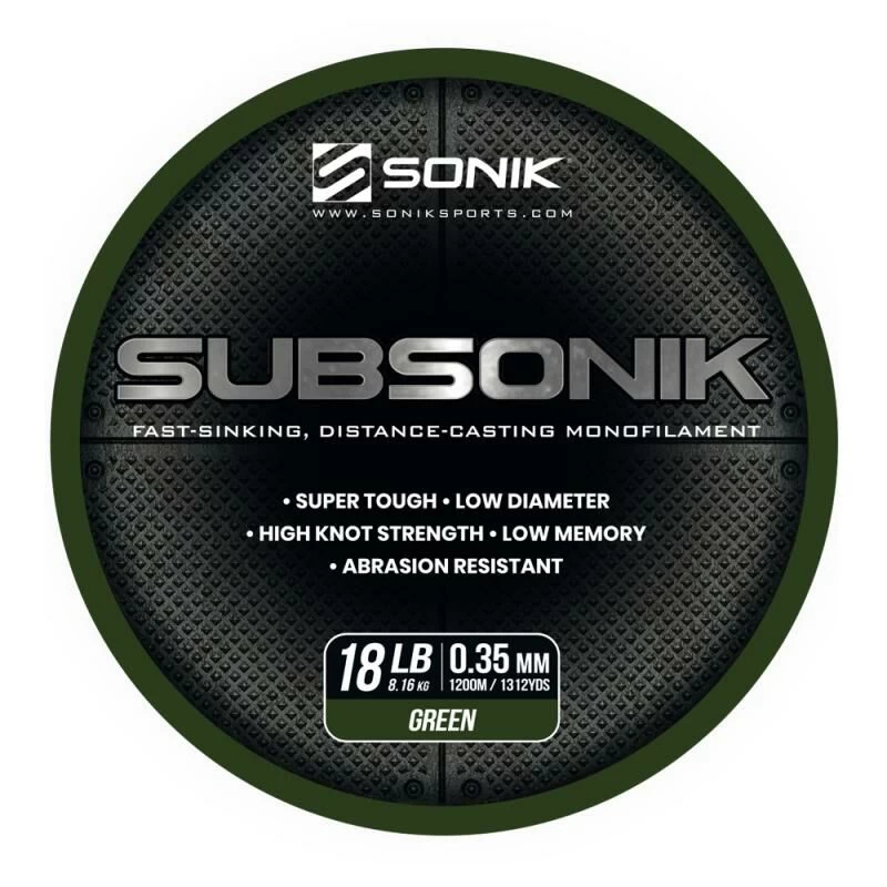 Sonik Subsonik Monofilament Green 1200M 5 Sonik Subsonik Monofilament Green 1200M - Afbeelding 3
