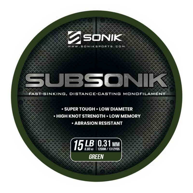 Sonik Subsonik Monofilament Green 1200M 4 Sonik Subsonik Monofilament Green 1200M - Afbeelding 2