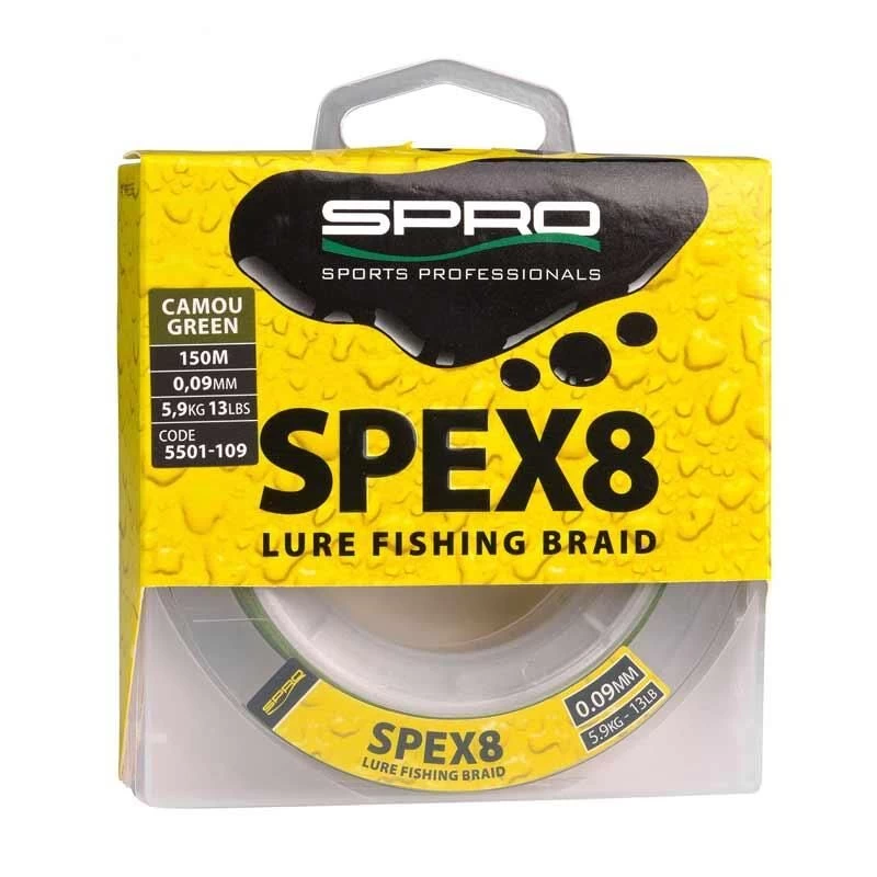 Spro Spex8 Braid Camo Green 150m 3 Spro Spex8 Braid Camo Green 150m