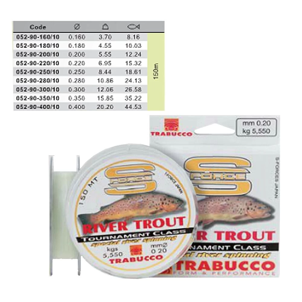Trabucco S Force River Trout 150mt 3 Trabucco S Force River Trout 150mt